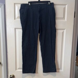 Lee Men’s Extreme Comfort Straight Fit Chino Pants Navy Size 34X29